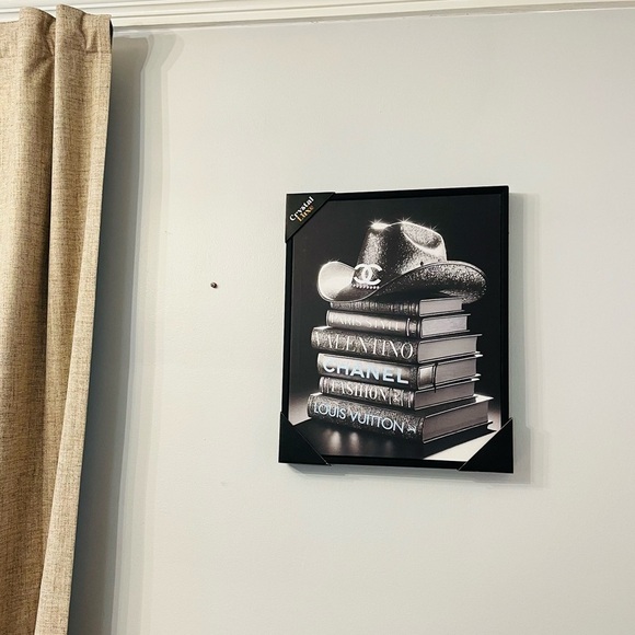 Chanel and Louis Vuitton Book Stack Wall Art home decor - Picture 5 of 6